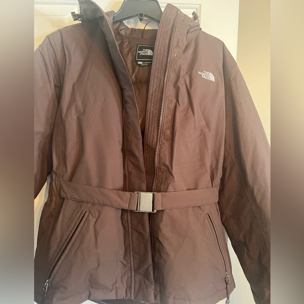 The North Face Chocolate Quilted Jacket
